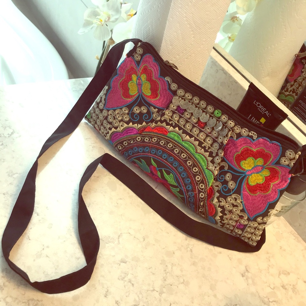 Beautiful colorful crossbody bag